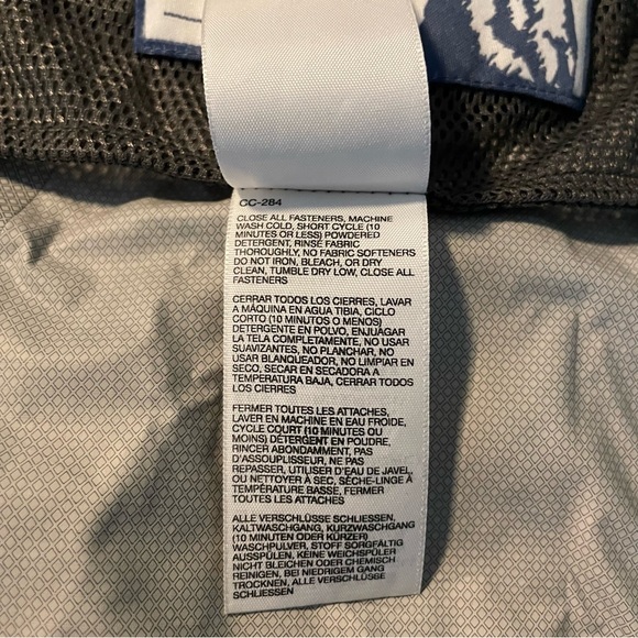 Marmot Kids Blue Grey Windbreaker with Hoodie Size Medium - Picture 4 of 11